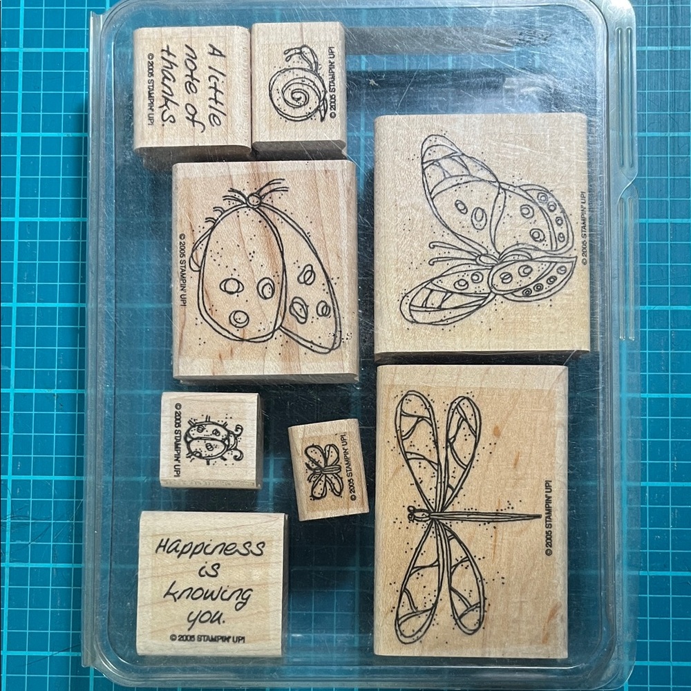 Stampin' Up! Winged Things - Wooden Rubber Stamps